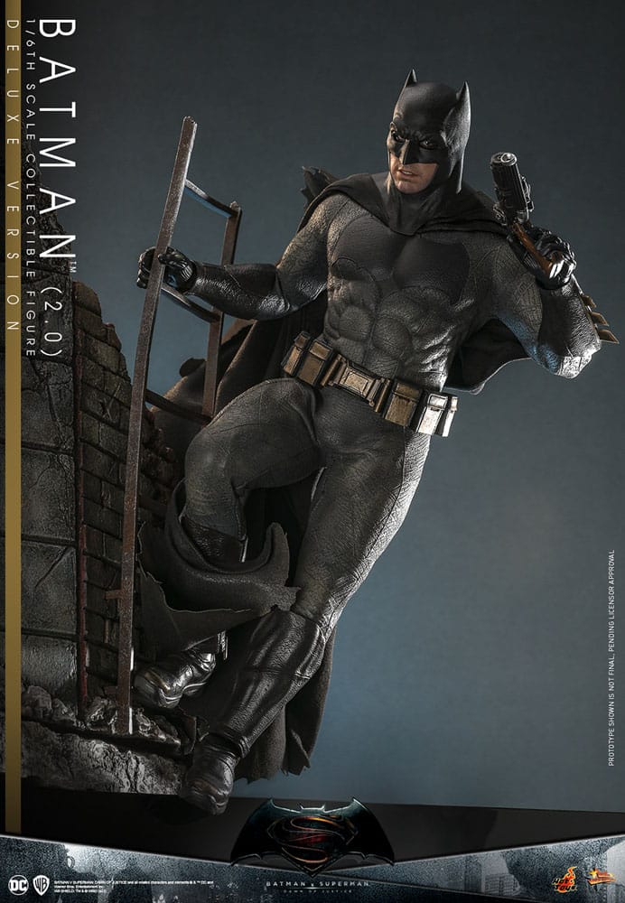 Batman v Superman: Dawn of Justice Movie Masterpiece Action Figure 1/6 Batman 2.0 (Deluxe Version) 32 cm