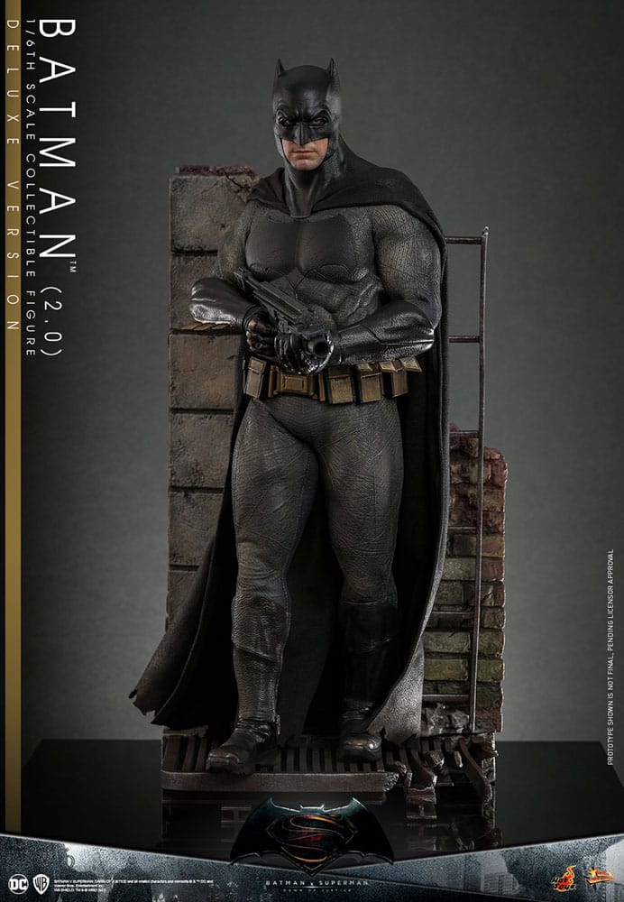 Batman v Superman: Dawn of Justice Movie Masterpiece Action Figure 1/6 Batman 2.0 (Deluxe Version) 32 cm