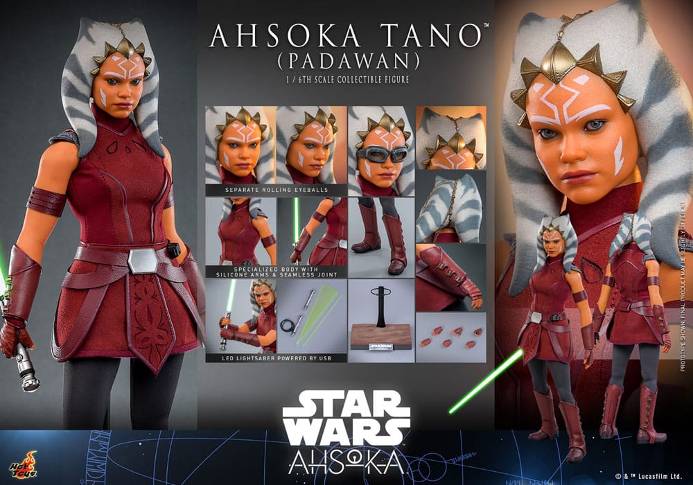 Star Wars: Ahsoka Action Figure 1/6 Ahsoka Tano (Padawan) 27 cm