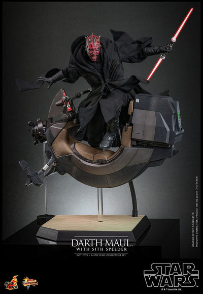 Star Wars Episode I Movie Masterpiece Action Figure 1/6 Darth Maul with Sith Speeder 29 cm