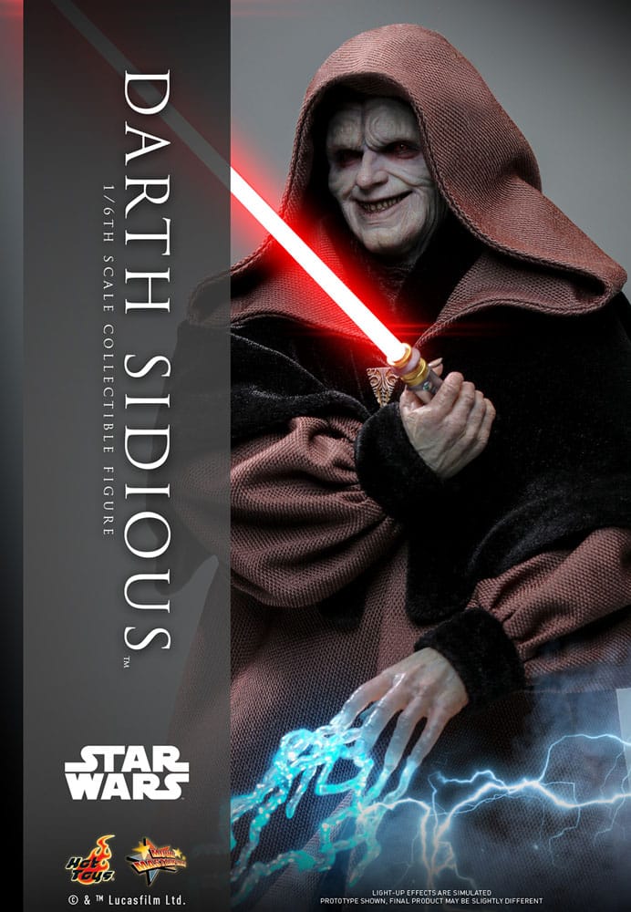 Star Wars Movie Masterpiece Action Figure 1/6 Darth Sidious 29 cm