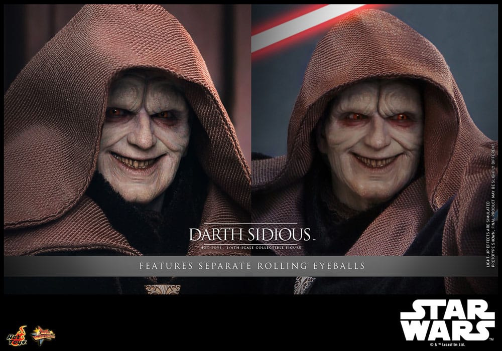 Star Wars Movie Masterpiece Action Figure 1/6 Darth Sidious 29 cm