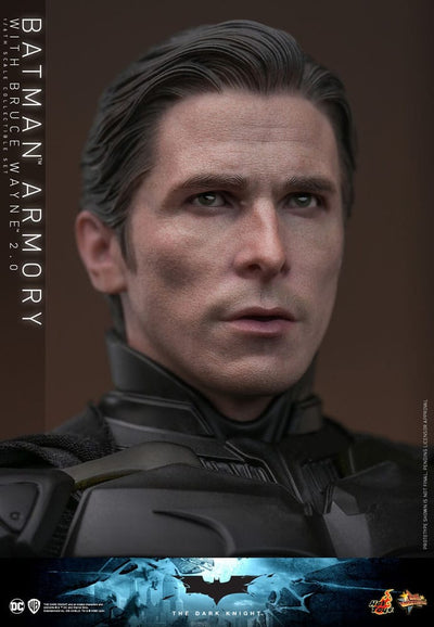 The Dark Knight Movie Masterpiece Action Figures & Diorama 1/6 Batman Armory with Bruce Wayne (2.0) 30 cm