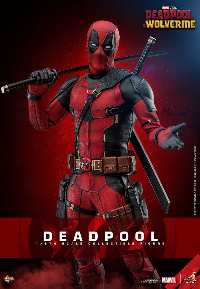 Deadpool & Wolverine Movie Masterpiece Action Figure 1/6 Deadpool 31 cm