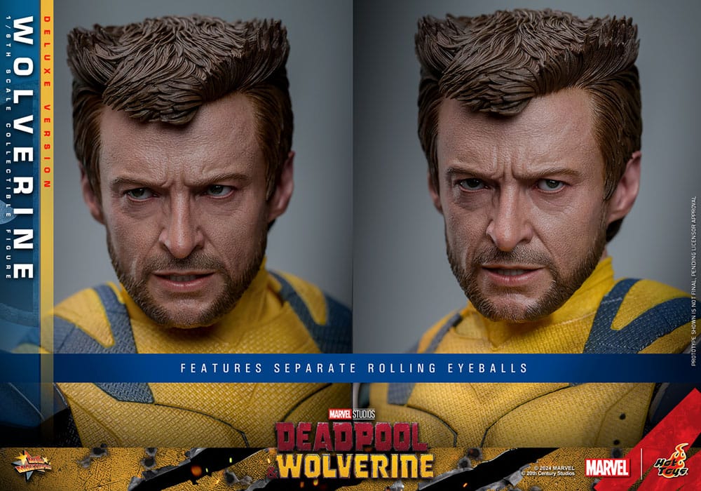 Deadpool & Wolverine Movie Masterpiece Action Figure 1/6 Wolverine (Deluxe Version) 31 cm