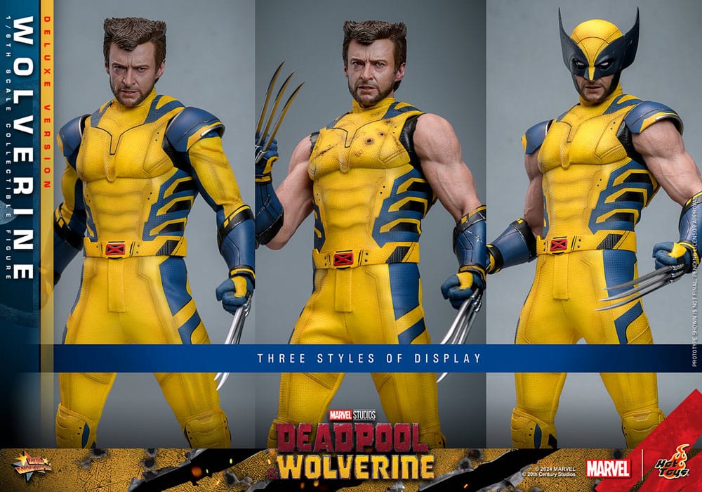 Deadpool & Wolverine Movie Masterpiece Action Figure 1/6 Wolverine (Deluxe Version) 31 cm