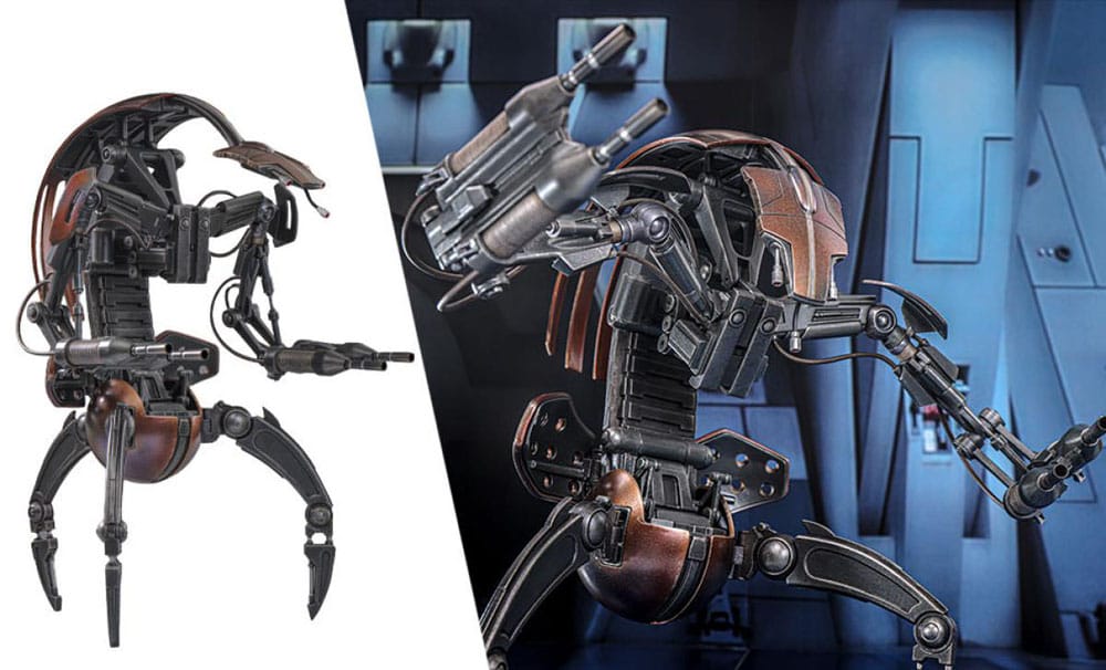 Star Wars Episode I Movie Masterpiece Action Figure 1/6 Droideka 27 cm