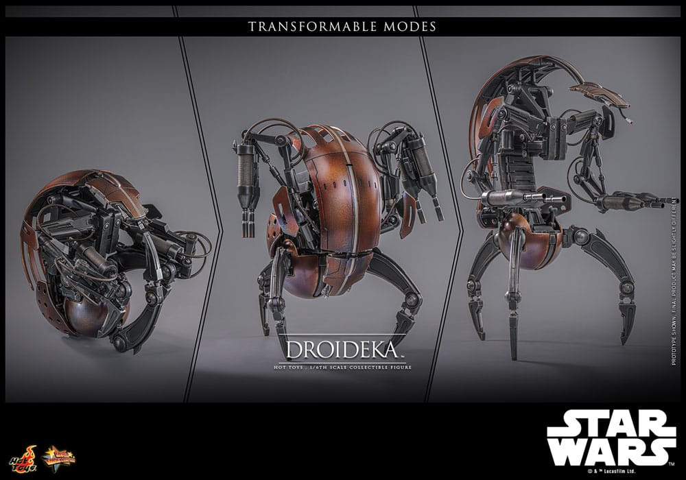 Star Wars Episode I Movie Masterpiece Action Figure 1/6 Droideka 27 cm