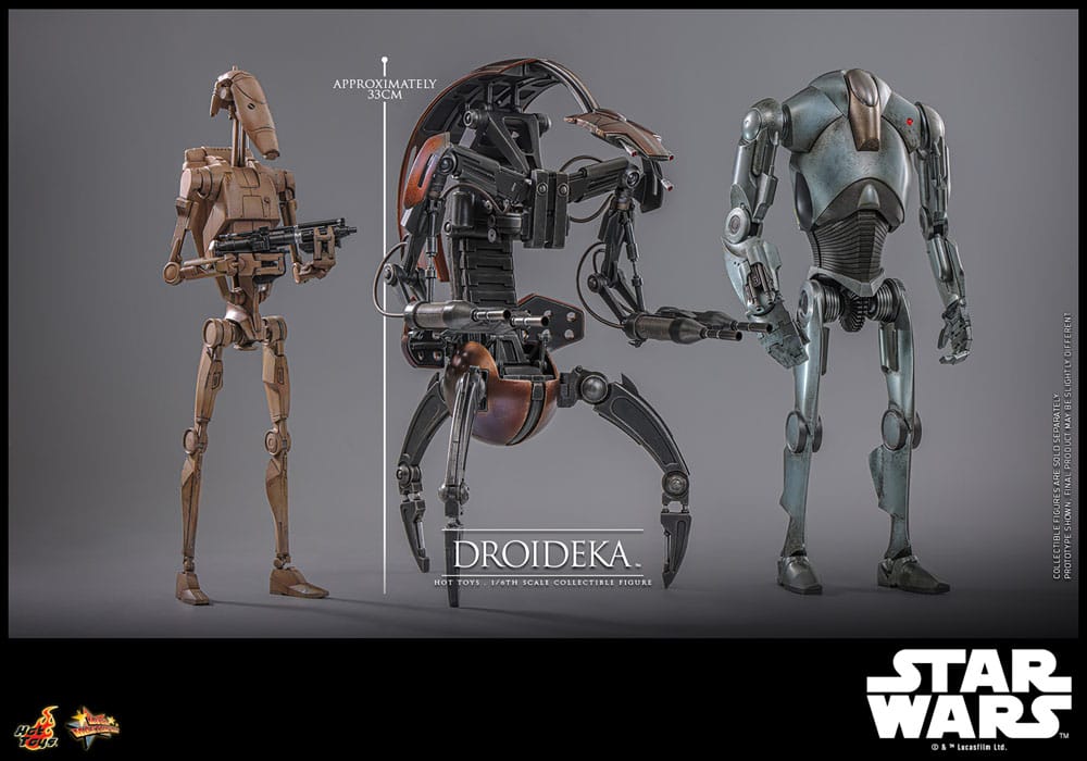 Star Wars Episode I Movie Masterpiece Action Figure 1/6 Droideka 27 cm