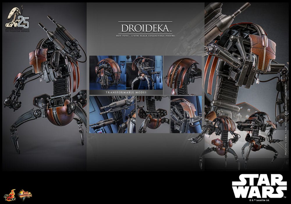 Star Wars Episode I Movie Masterpiece Action Figure 1/6 Droideka 27 cm