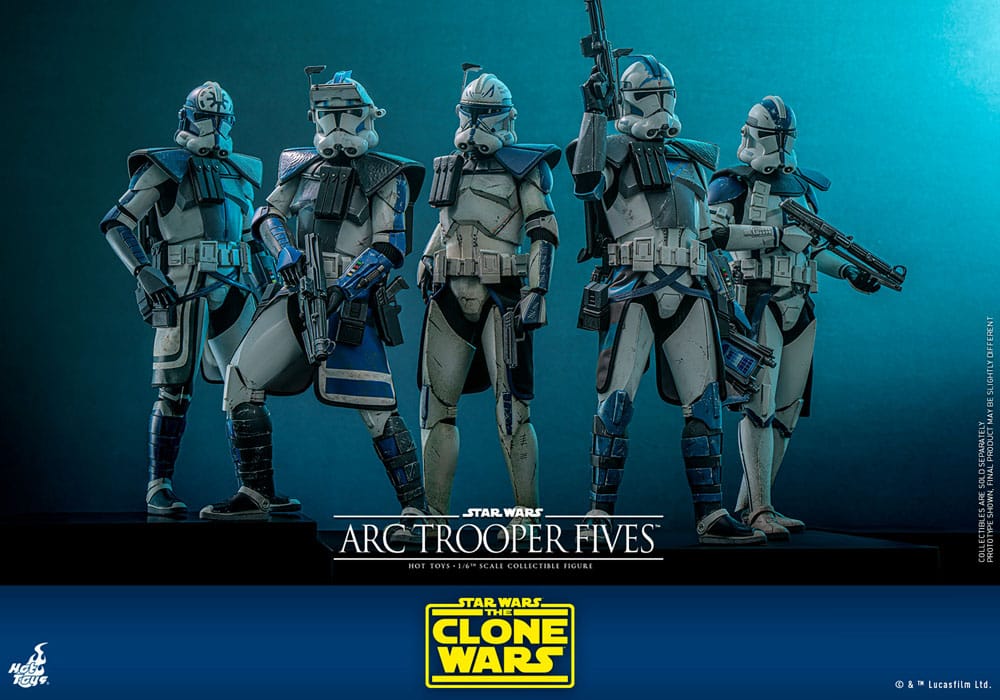 Star Wars: The Clone Wars Action Figure 1/6 Arc Trooper Fives 30 cm