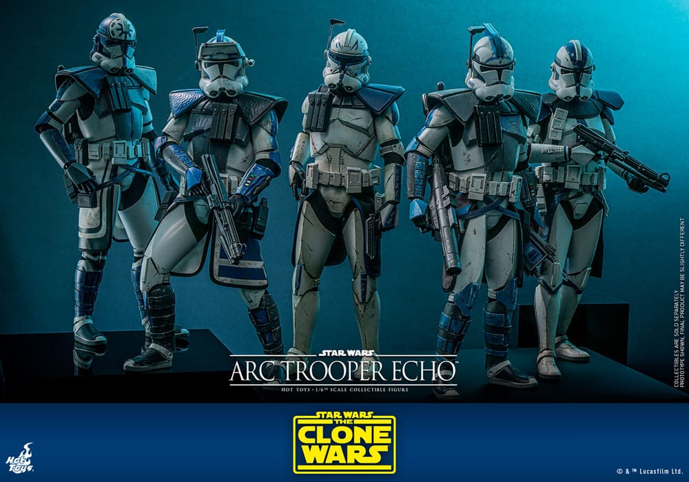 Star Wars: The Clone Wars Action Figure 1/6 Arc Trooper Echo 30 cm
