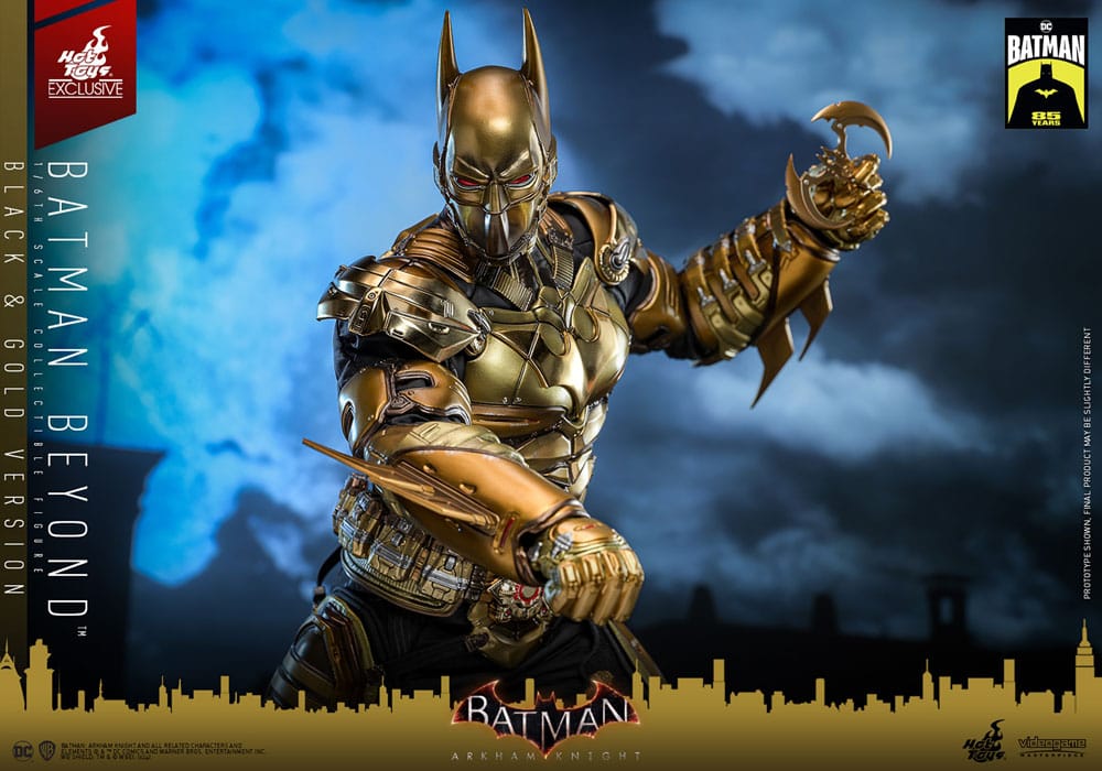 Batman: Arkham Knight Videogame Masterpiece Action Figure 1/6 Batman Beyond (Black &amp; Gold Version) 32 cm
