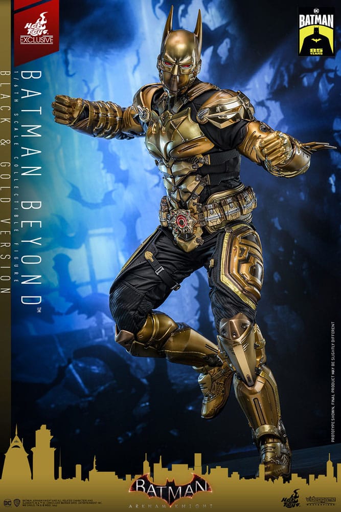 Batman: Arkham Knight Videogame Masterpiece Action Figure 1/6 Batman Beyond (Black &amp; Gold Version) 32 cm