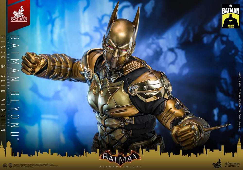Batman: Arkham Knight Videogame Masterpiece Action Figure 1/6 Batman Beyond (Black &amp; Gold Version) 32 cm