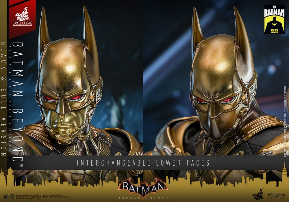 Batman: Arkham Knight Videogame Masterpiece Action Figure 1/6 Batman Beyond (Black &amp; Gold Version) 32 cm