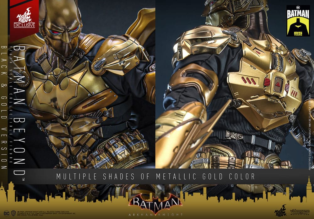 Batman: Arkham Knight Videogame Masterpiece Action Figure 1/6 Batman Beyond (Black &amp; Gold Version) 32 cm
