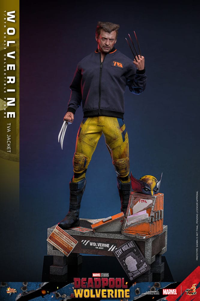 Deadpool & Wolverine Movie Masterpiece Action Figure 1/6 Wolverine (TVA Jacket Version) 31 cm