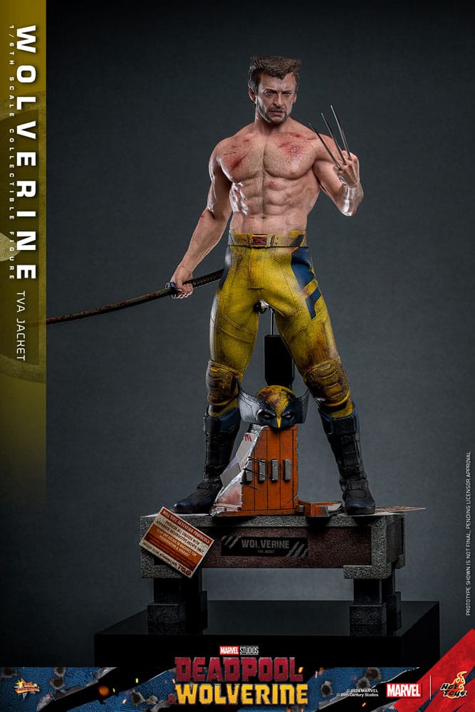 Deadpool & Wolverine Movie Masterpiece Action Figure 1/6 Wolverine (TVA Jacket Version) 31 cm