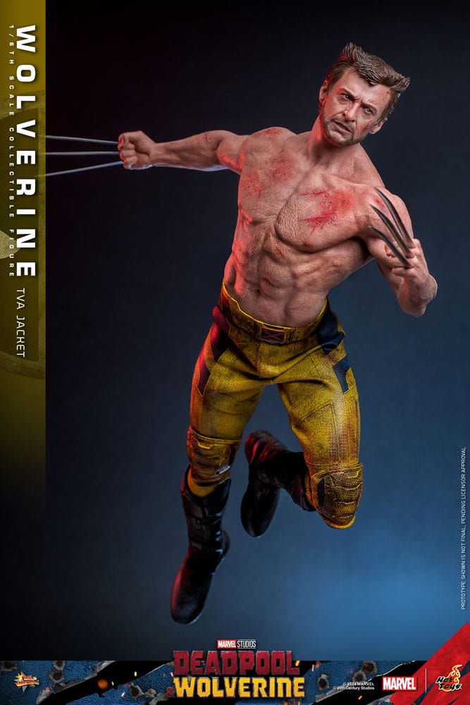 Deadpool & Wolverine Movie Masterpiece Action Figure 1/6 Wolverine (TVA Jacket Version) 31 cm