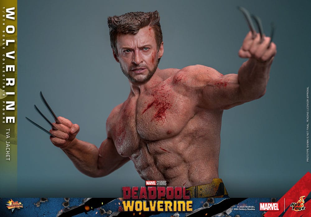 Deadpool & Wolverine Movie Masterpiece Action Figure 1/6 Wolverine (TVA Jacket Version) 31 cm