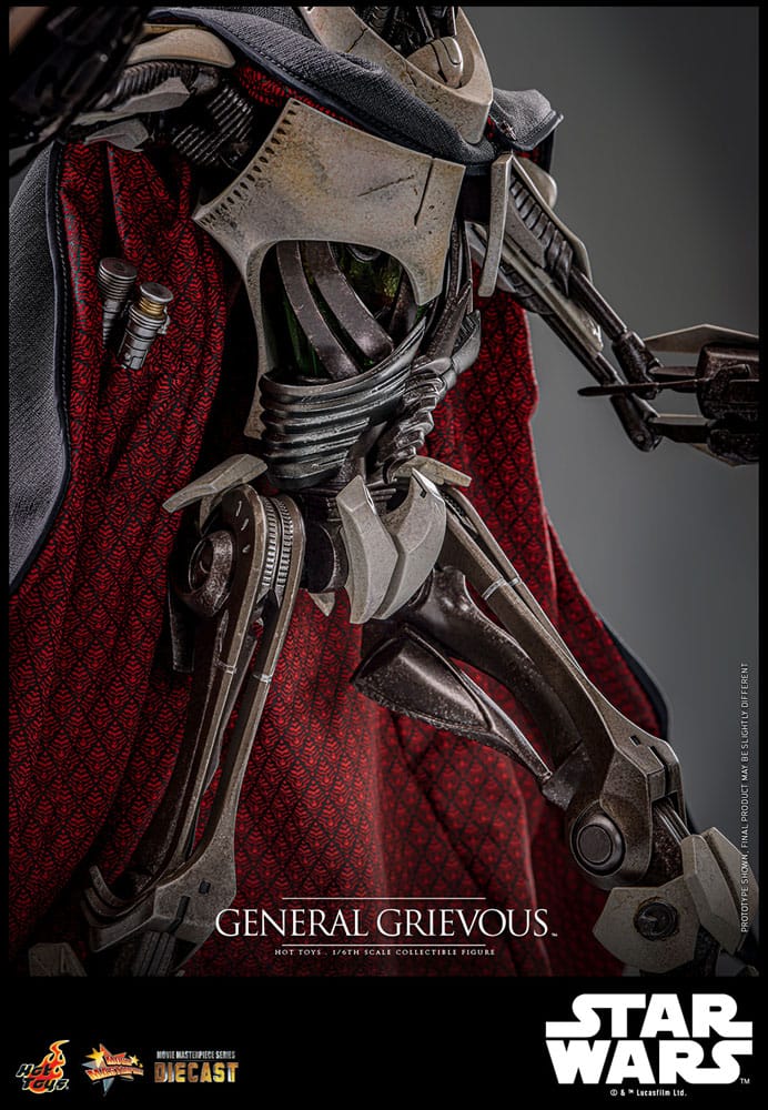 Star Wars Movie Masterpiece Diecast Action Figure 1/6 General Grievous 42 cm