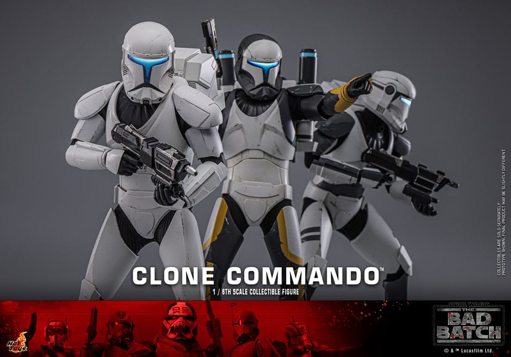 Star Wars: The Bad Batch Action Figure 1/6 Clone Commando 30 cm