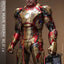 Iron Man 3 Movie Masterpiece Diecast Action Figure 1/6 Iron Man Mark XLII (2.0) 32 cm