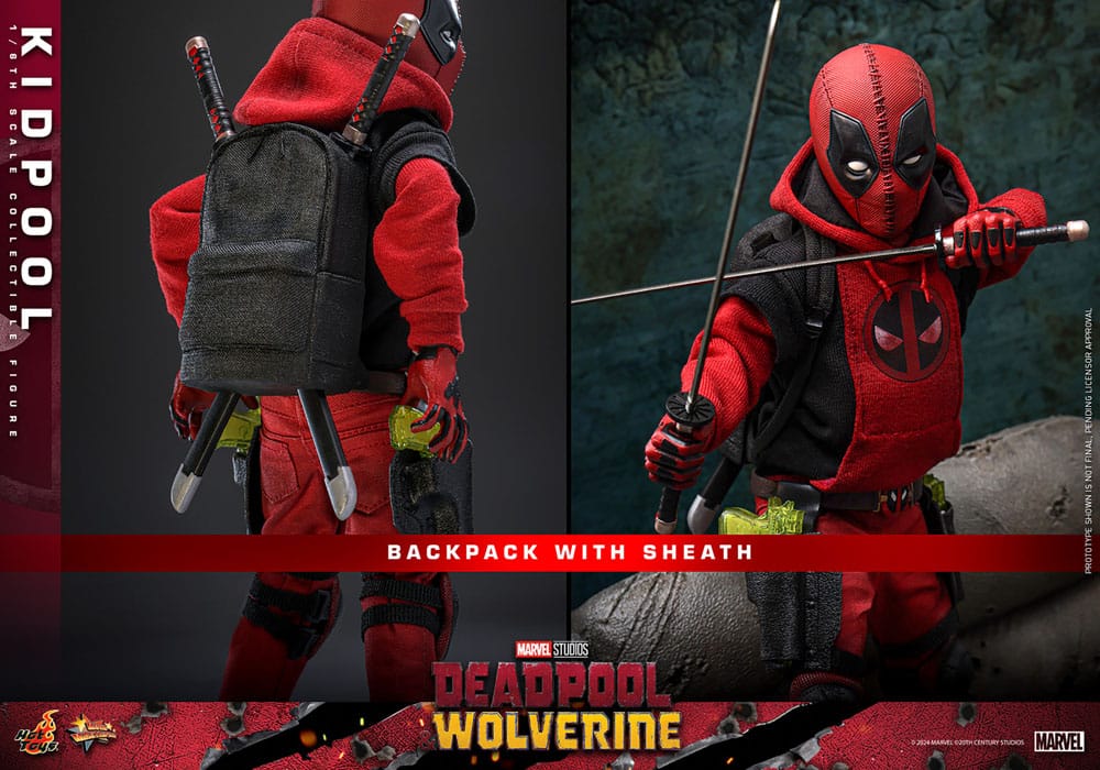 Deadpool & Wolverine Movie Masterpiece Action Figure 1/6 Kidpool 22 cm