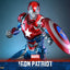 Marvel Comic Diecast Masterpiece Action Figure 1/6 Iron Patriot Hot Toys Exclusive 32 cm