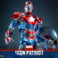 Marvel Comic Diecast Masterpiece Action Figure 1/6 Iron Patriot Hot Toys Exclusive 32 cm