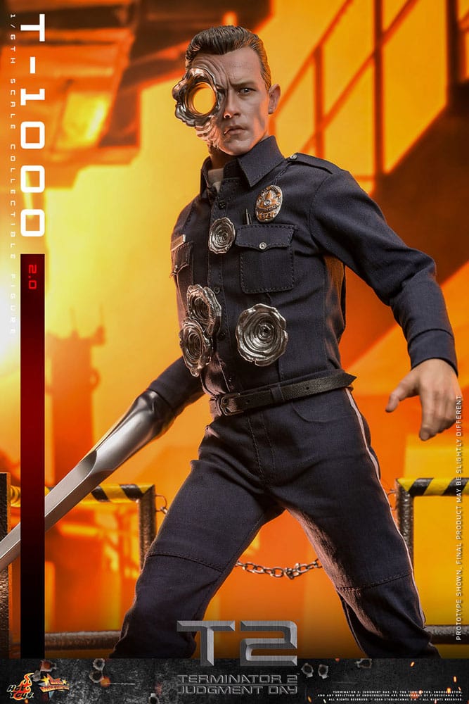 Terminator 2 Movie Masterpiece Action Figure 1/6 T-1000 (2.0) 31 cm