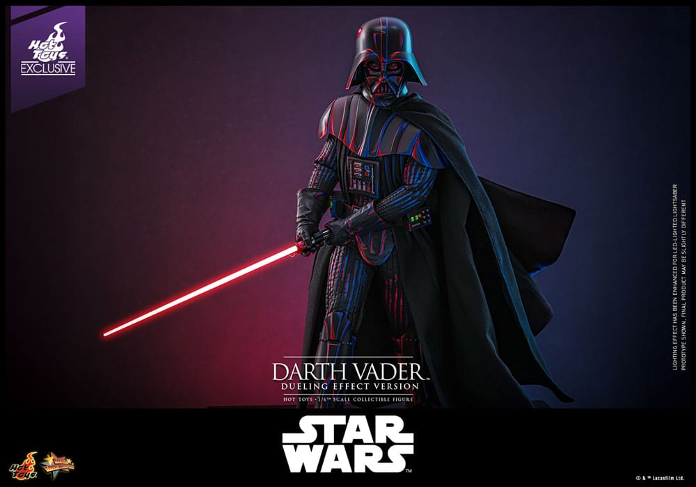 Star Wars Movie Masterpiece Action Figure 1/6 Darth Vader (Dueling Effect Version) Hot Toys Exclusive 35 cm