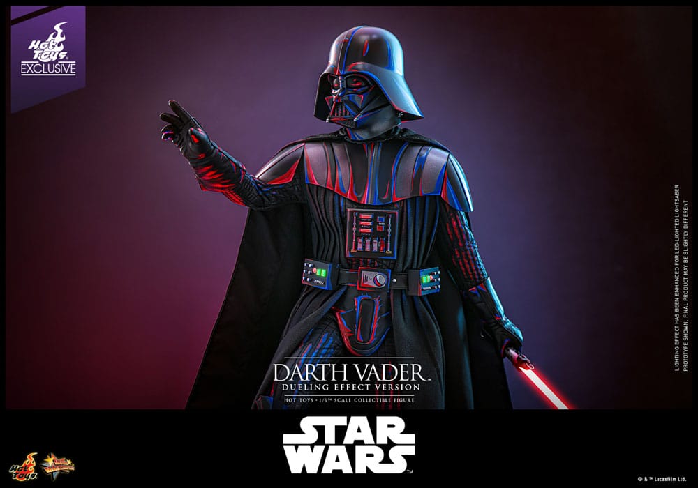 Star Wars Movie Masterpiece Action Figure 1/6 Darth Vader (Dueling Effect Version) Hot Toys Exclusive 35 cm