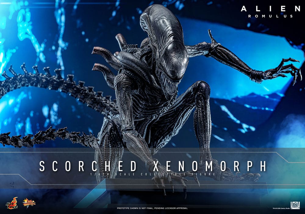 Alien: Romulus Movie Masterpiece Action Figure 1/6 Scorched Xenomorph 44 cm