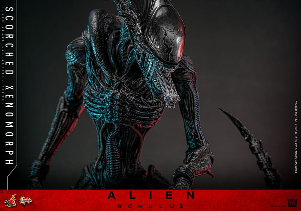 Alien: Romulus Movie Masterpiece Action Figure 1/6 Scorched Xenomorph 44 cm