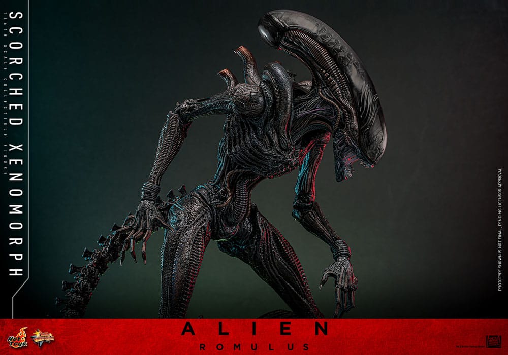 Alien: Romulus Movie Masterpiece Action Figure 1/6 Scorched Xenomorph 44 cm