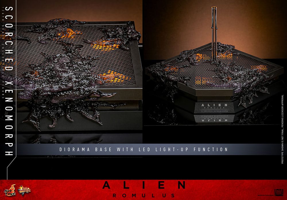 Alien: Romulus Movie Masterpiece Action Figure 1/6 Scorched Xenomorph 44 cm