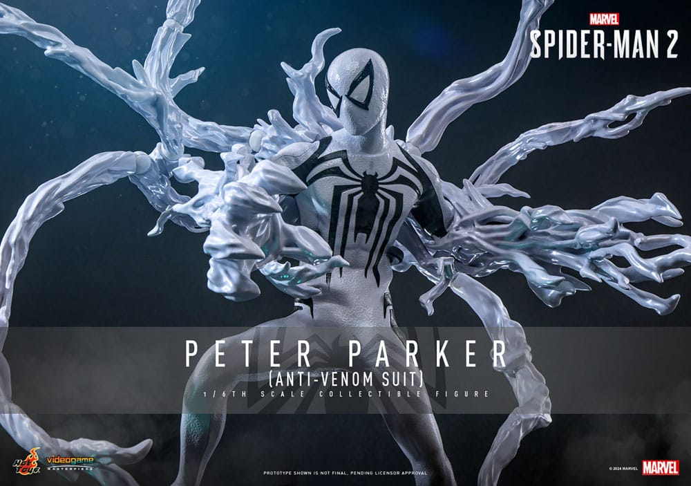 Spider-Man 2 Video Game Masterpiece Action Figure 1/6 Peter Parker (Anti-Venom Suit) 30 cm