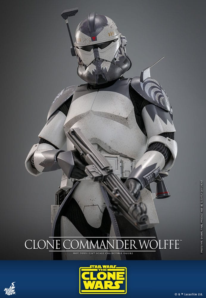 Star Wars: The Clone Wars Action Figure 1/6 Clone Commander Wolffe 30 cm