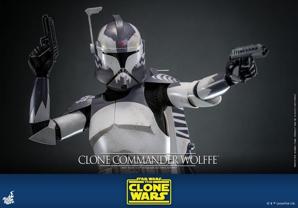 Star Wars: The Clone Wars Action Figure 1/6 Clone Commander Wolffe 30 cm