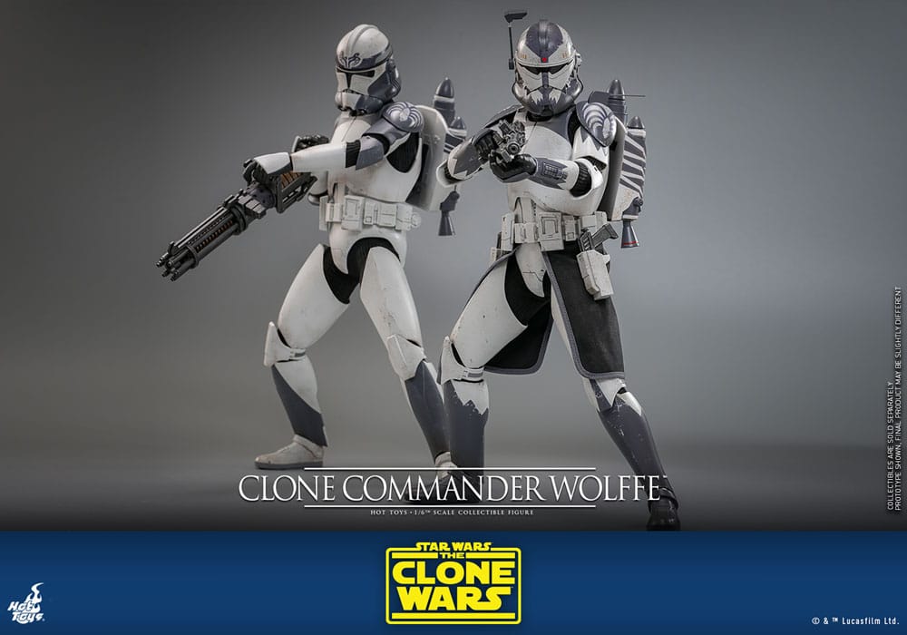 Star Wars: The Clone Wars Action Figure 1/6 Clone Commander Wolffe 30 cm