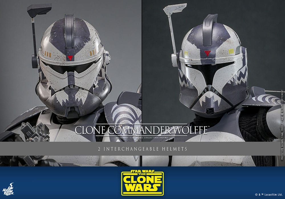 Star Wars: The Clone Wars Action Figure 1/6 Clone Commander Wolffe 30 cm