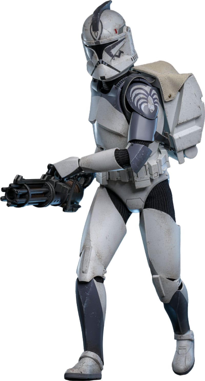 Star Wars The Clone Wars Action Figure 1/6 104th Battalion Wolfpack Clone Trooper Deluxe Version 30 cm - Damaged packaging
