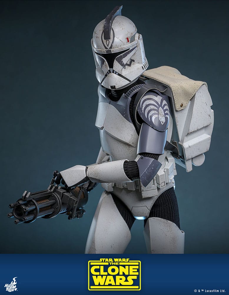 Star Wars The Clone Wars Action Figure 1/6 104th Battalion Wolfpack Clone Trooper Deluxe Version 30 cm - Damaged packaging