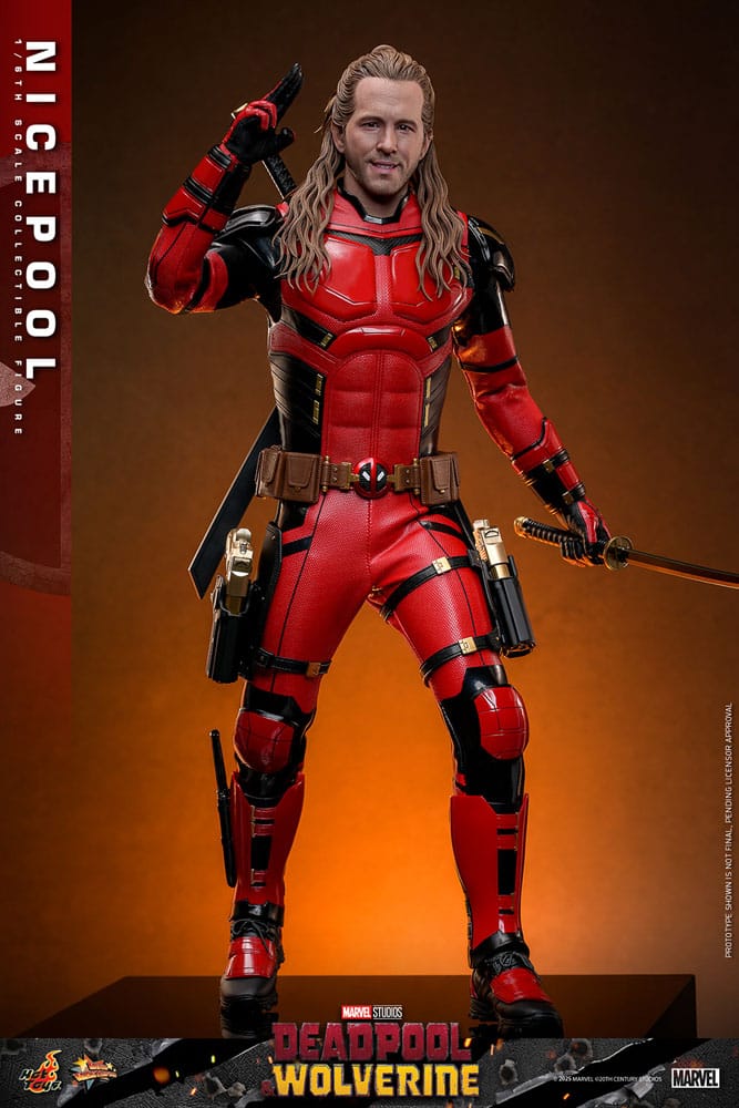 Deadpool &amp; Wolverine Movie Masterpiece Action Figure 1/6 Nicepool 30 cm