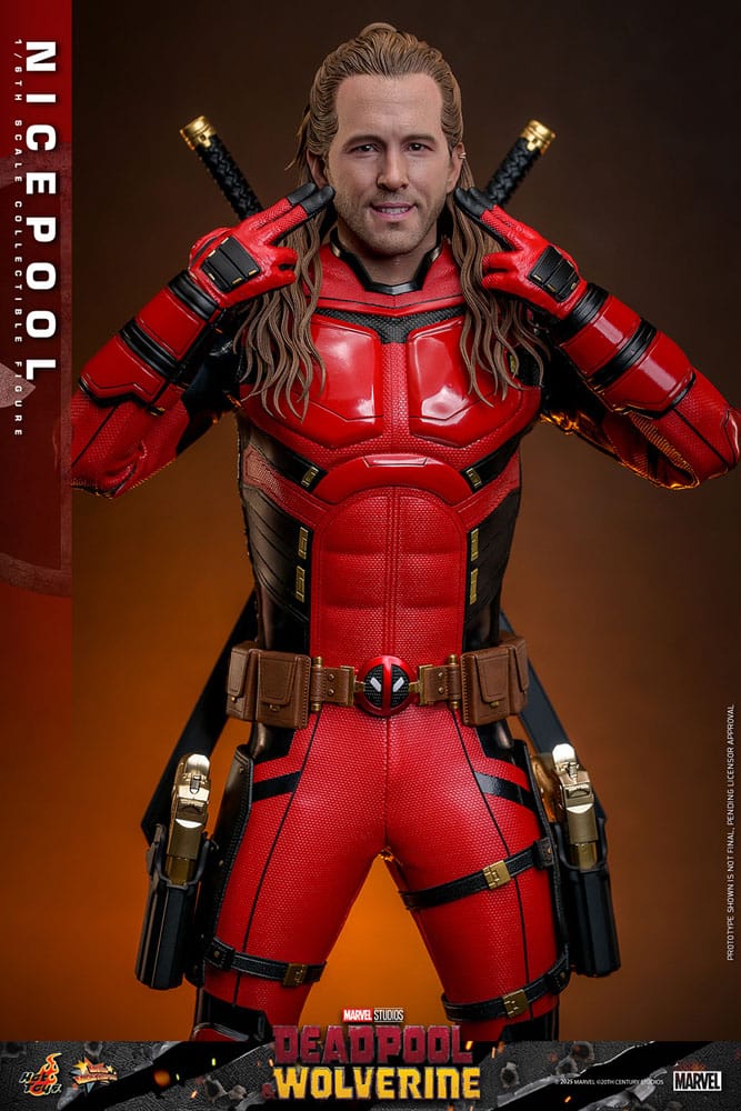 Deadpool &amp; Wolverine Movie Masterpiece Action Figure 1/6 Nicepool 30 cm