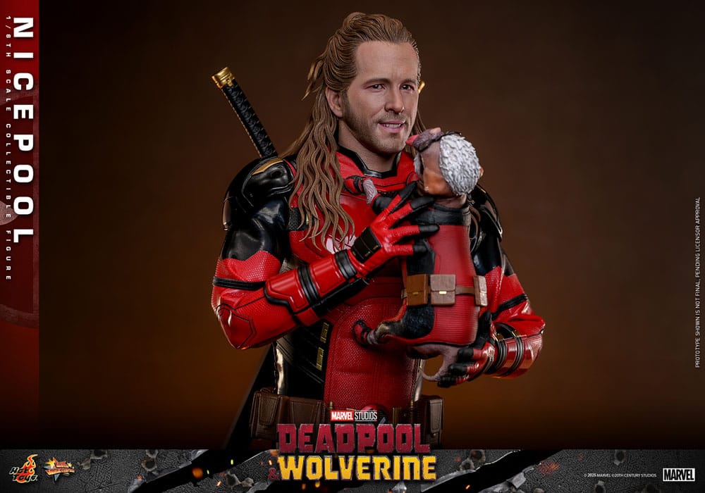 Deadpool &amp; Wolverine Movie Masterpiece Action Figure 1/6 Nicepool 30 cm