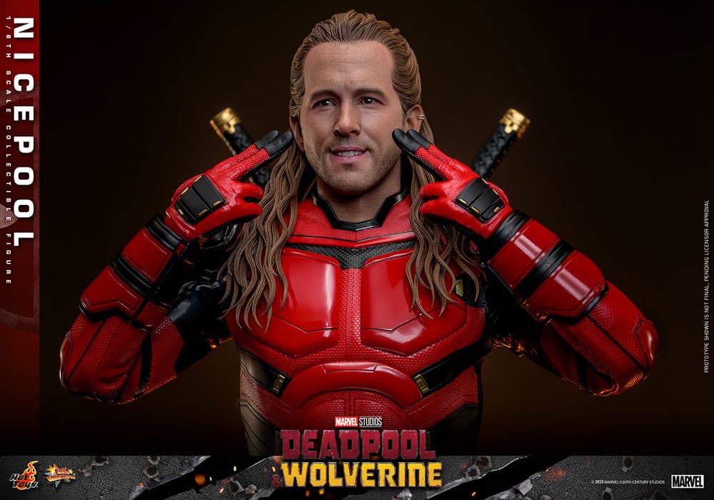 Deadpool &amp; Wolverine Movie Masterpiece Action Figure 1/6 Nicepool 30 cm