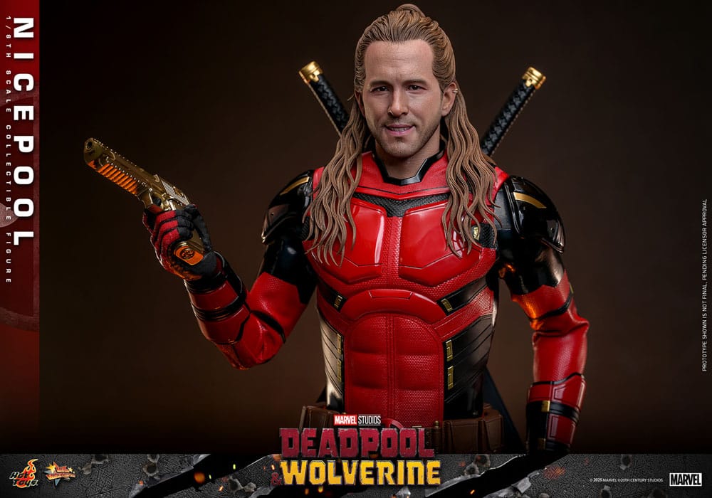 Deadpool &amp; Wolverine Movie Masterpiece Action Figure 1/6 Nicepool 30 cm